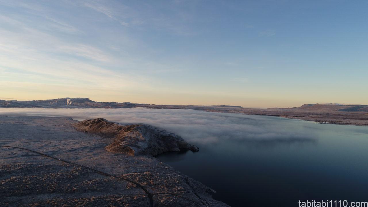 アイスランドのドローン空撮｜雲海