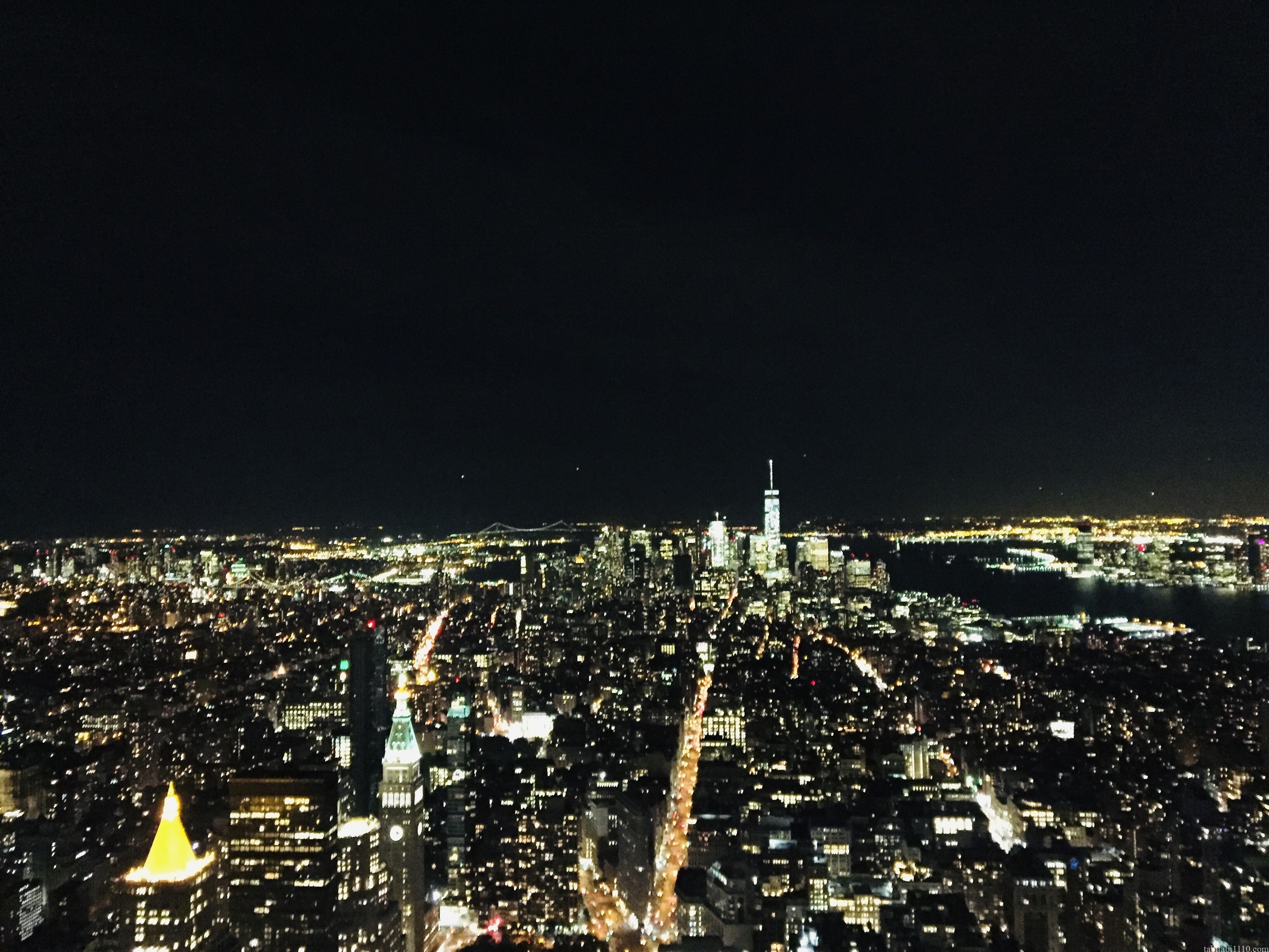 ニューヨーク観光｜エンパイアステートビルからの夜景