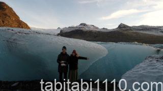 アイスランドのドローン空撮｜氷河
