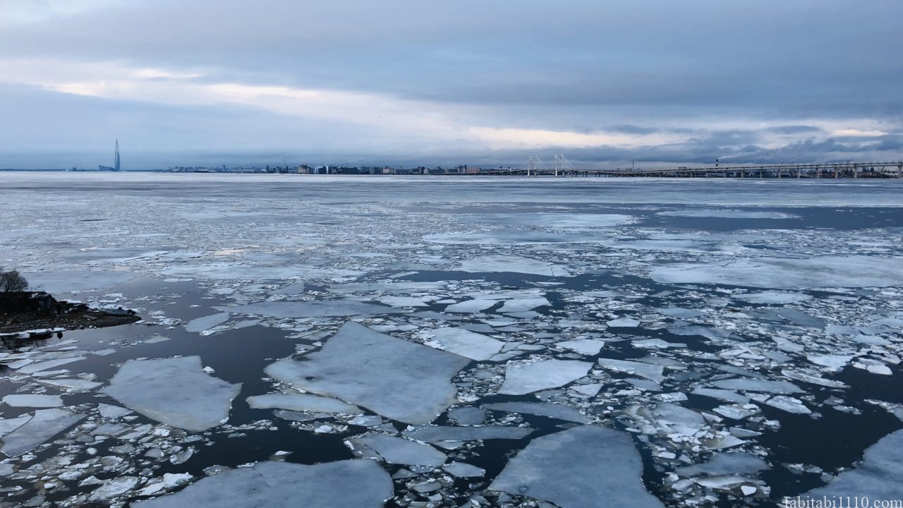 ロシアの凍った海