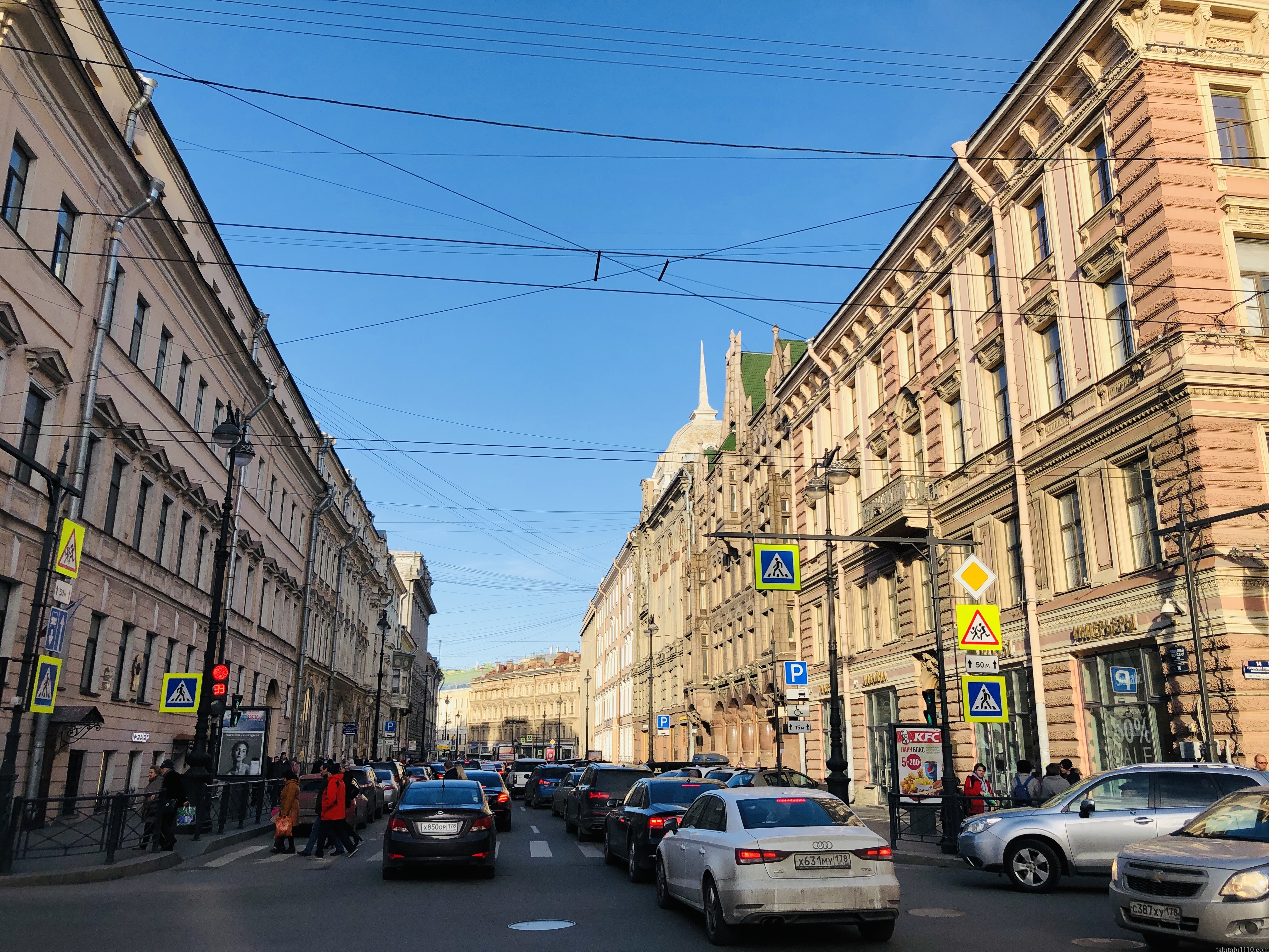 サンクトペテルブルクの街並み